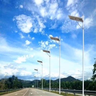 Intergrated 80W 100 Watts 300 Watt All in One Solar Street LED Solar Lamp Outdoor Lights with Battery