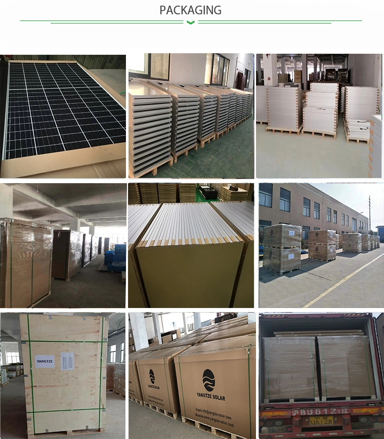 Yangtze 182mm Half Cell 580W 590W 600W PV Cell Monocrystalline Solar Panel for Solar Energy System with The Best Price