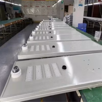 Intergrated 80W 100 Watts 300 Watt All in One Solar Street LED Solar Lamp Outdoor Lights with Battery