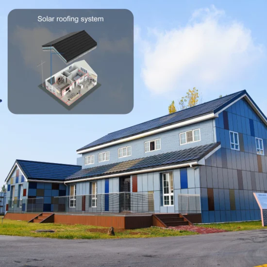Solar Energy Roof Tile Light Outdoor Solar Panel System off-Grid System