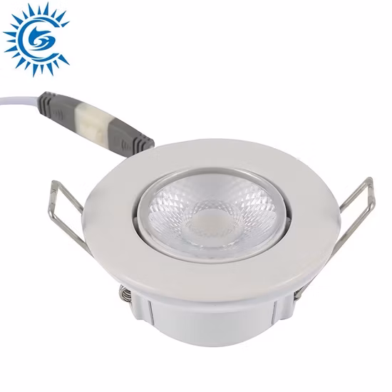 Fire-Rated Fireproof 3CCT Switchable 7W Dimmable Indoor LED Down Light